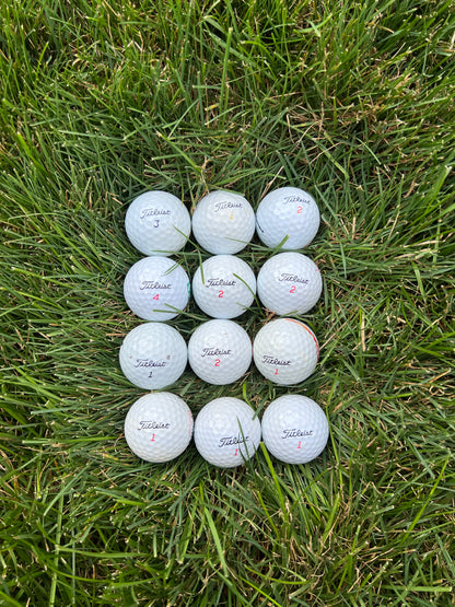 Dozen Titleist Mix